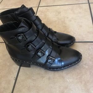 Black booties, NWT!